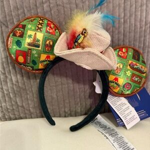 Disney Mickeys Main Attraction Enchanted Tiki Room Ears - NWT